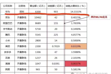 刘振起：看到这张税表，震撼到了我！