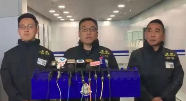 港警破获歹毒计划后，一哥再上“前线”