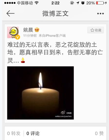 记账：公知在昆明火车站恐袭事件的异样“欢歌”