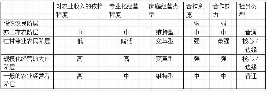 农村社会阶层分化对农民专业合作社发展的影响