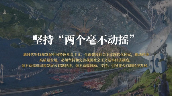 全面深化改革必须坚持和落实“两个毫不动摇”！