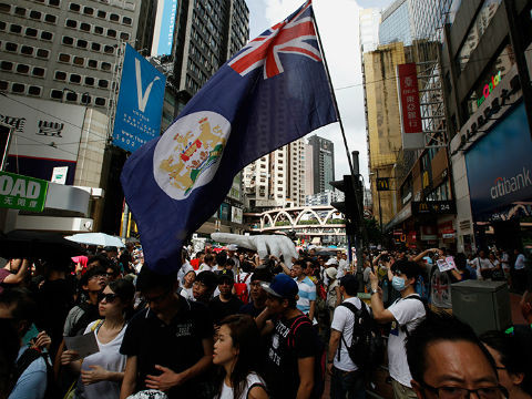 香港七一游行又成大杂烩